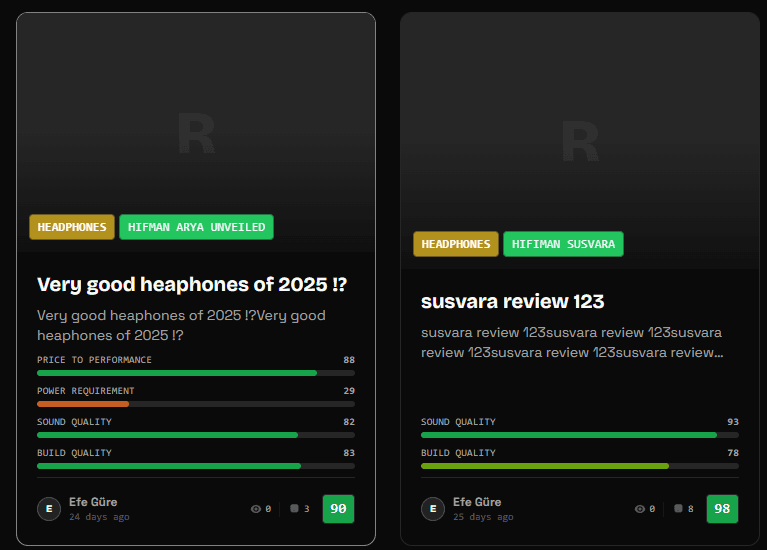Comparison Radar Chart Mockup